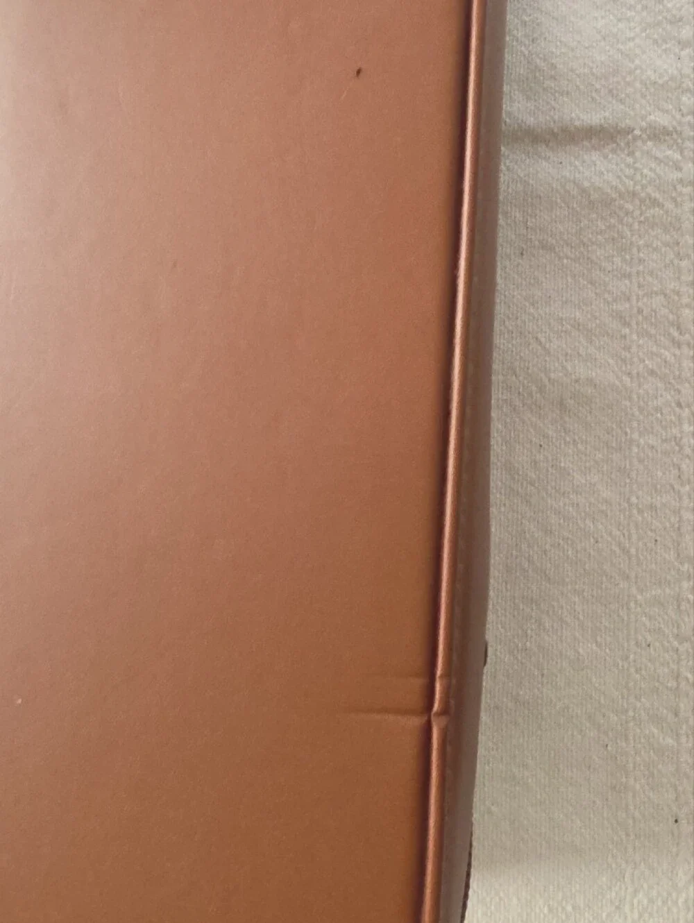 Men's Brown Faux Leather Travel Bag